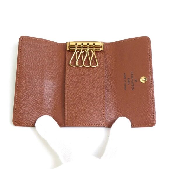 LOUIS VUITTON Monogram Multicles 4 Key Case Brown/Gold - Picture 4 of 8